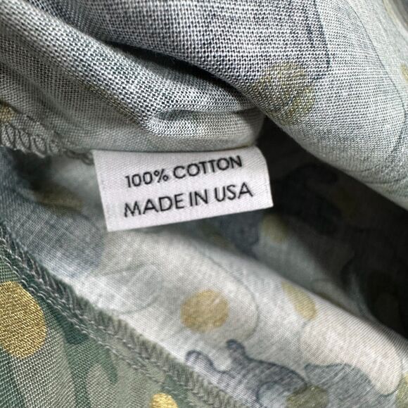 Smiling Button Girls Size 6 Green Camo Gold Polka Dot Tunic Dress New - Picture 7 of 7